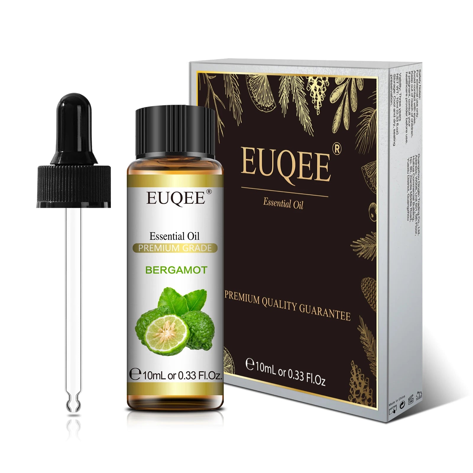 Flacon d’huile essentielle de 10ml avec parfum au choix