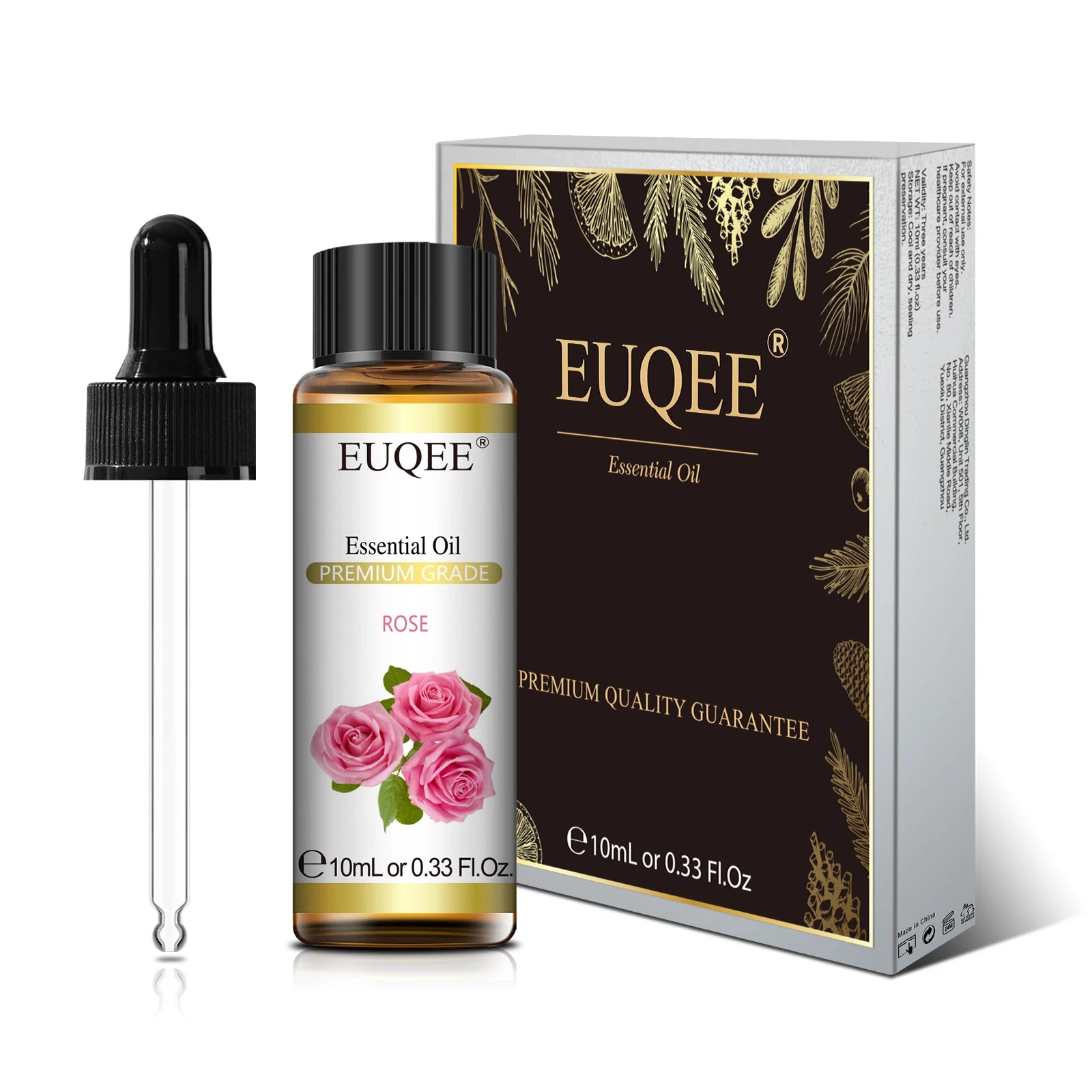 Flacon d’huile essentielle de 10ml avec parfum au choix