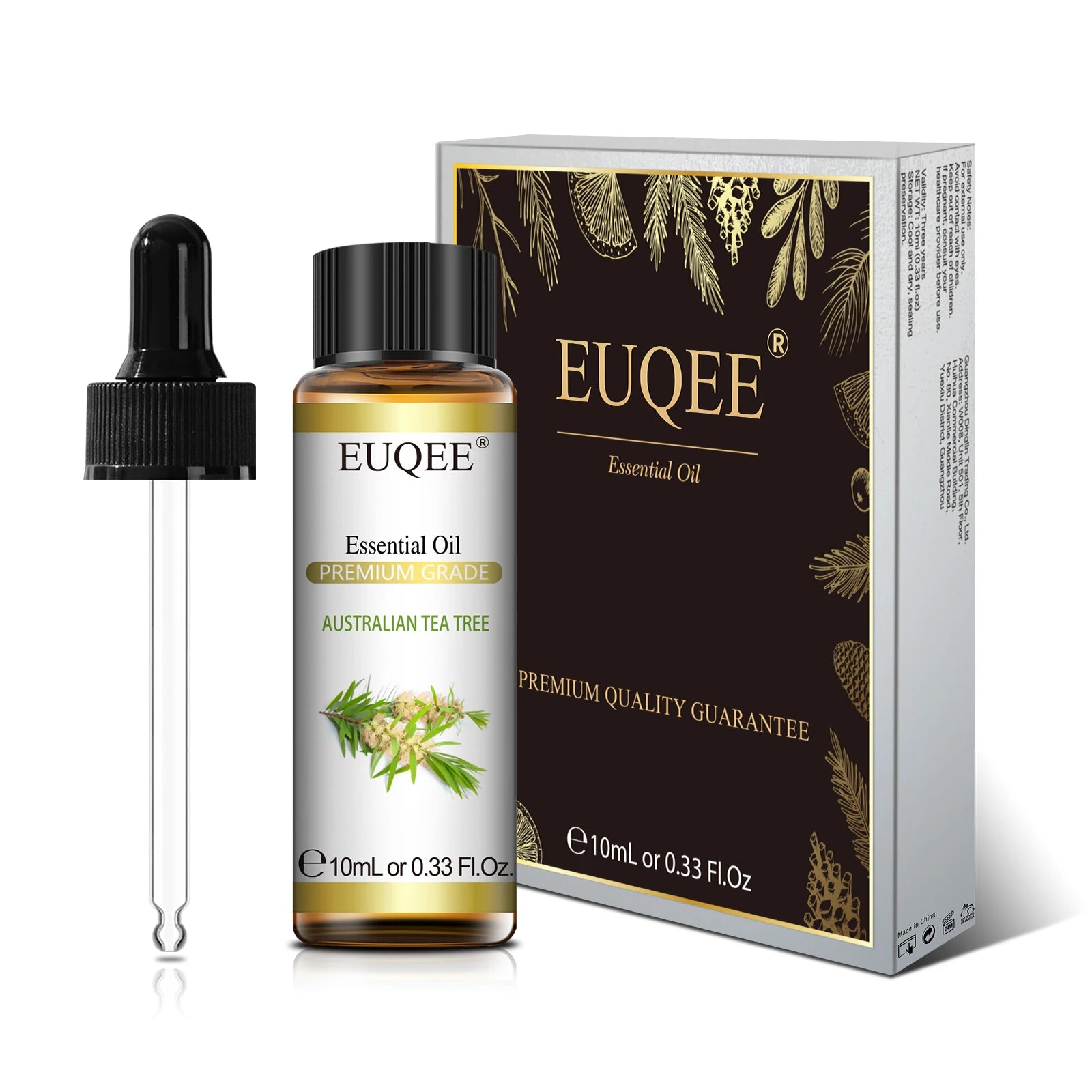 Flacon d’huile essentielle de 10ml avec parfum au choix