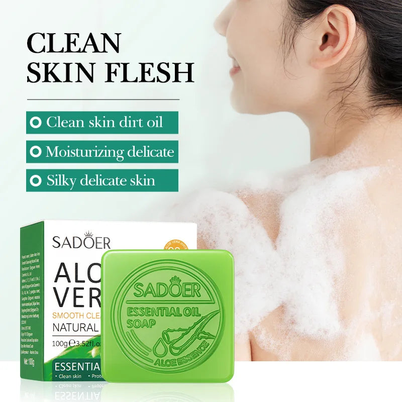 Savon naturel à l'huile essentielle d’Aloe Vera de 100g