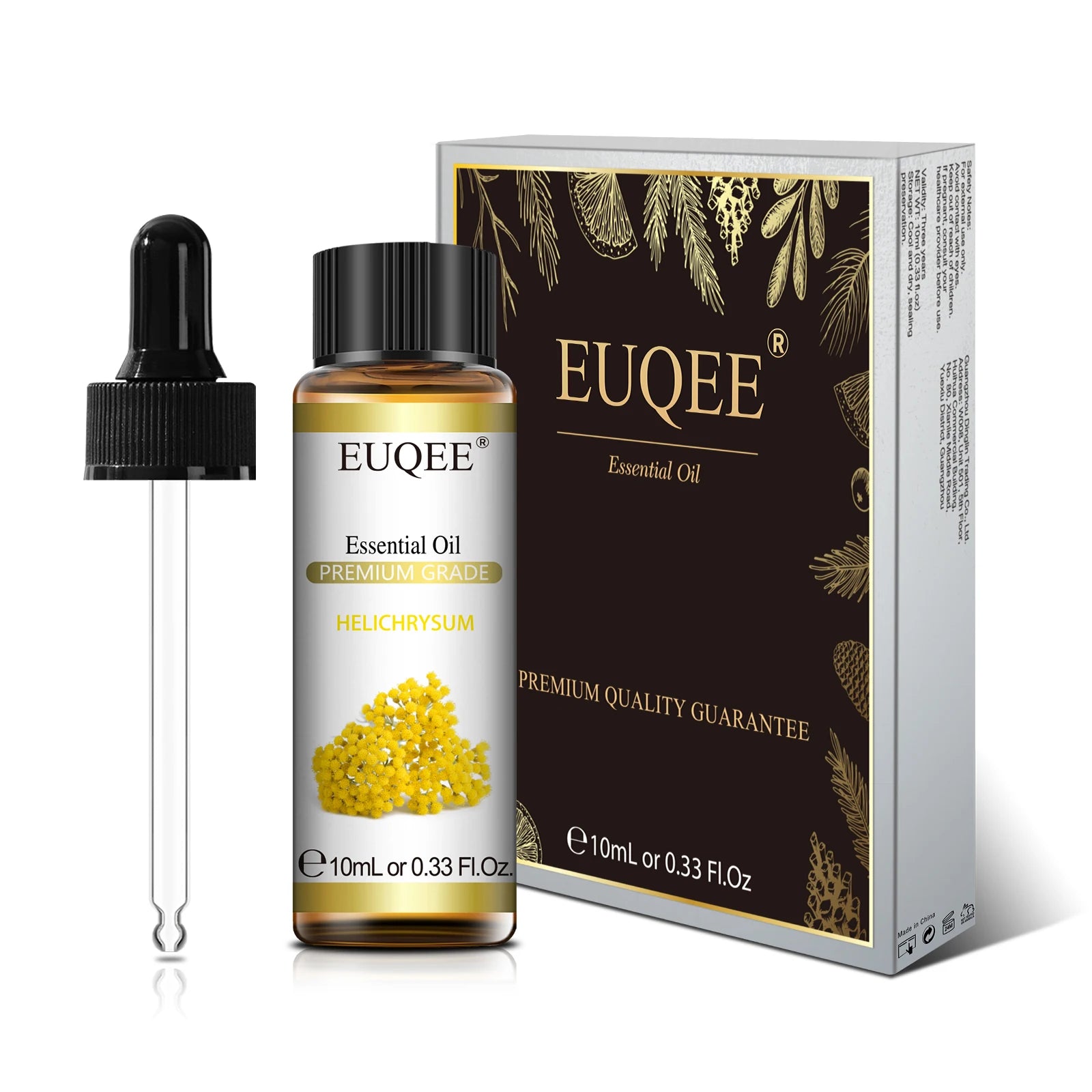Flacon d’huile essentielle de 10ml avec parfum au choix