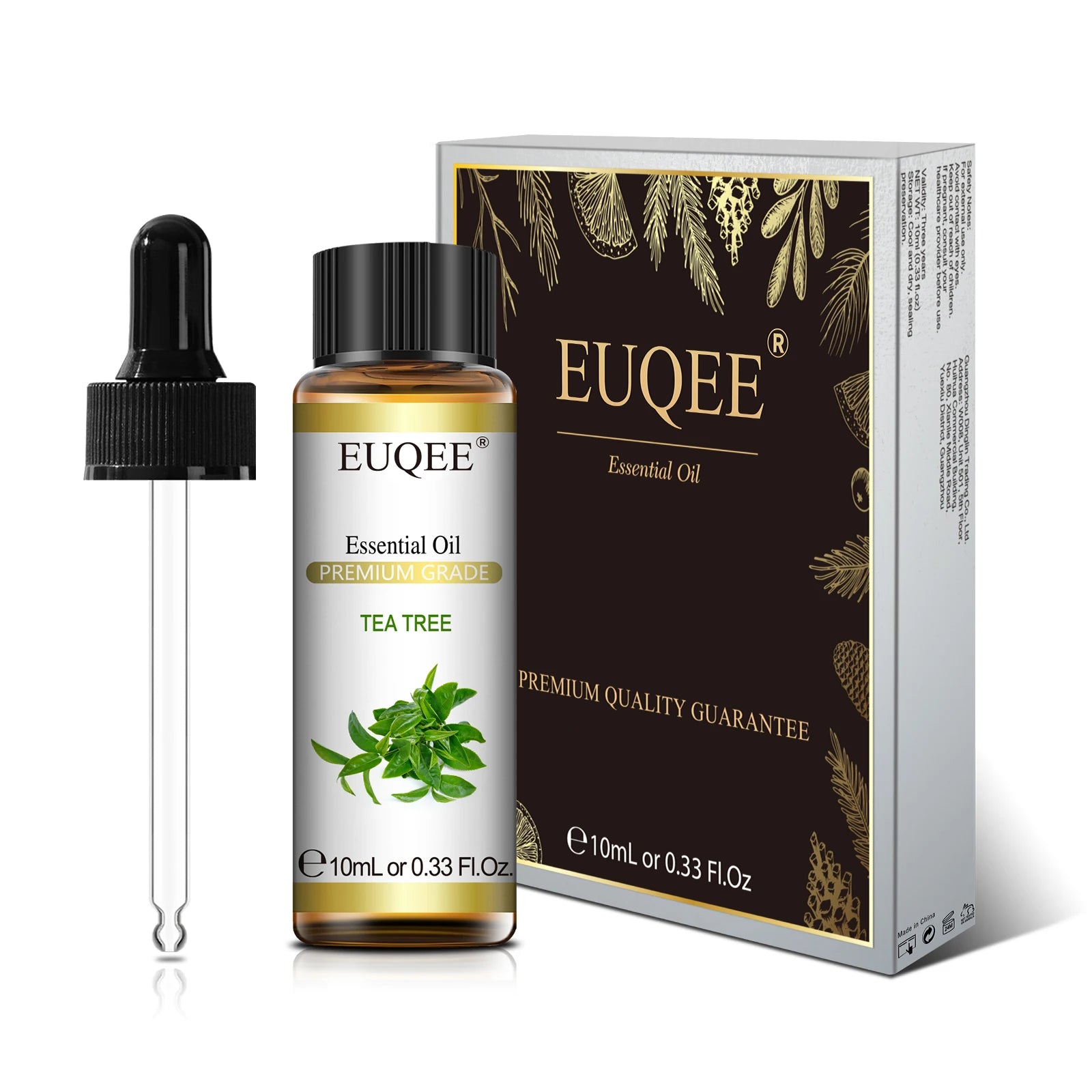 Flacon d’huile essentielle de 10ml avec parfum au choix