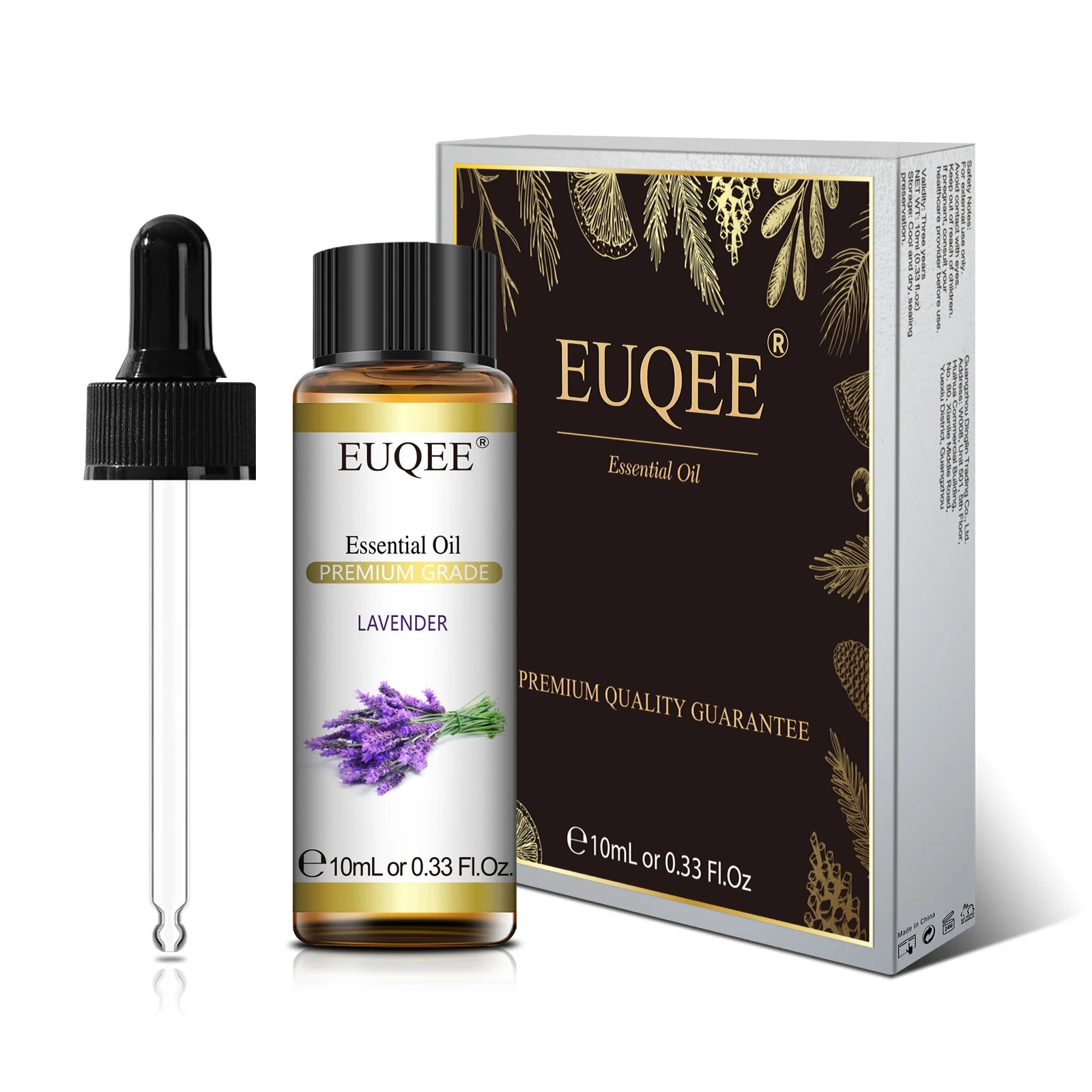 Flacon d’huile essentielle de 10ml avec parfum au choix