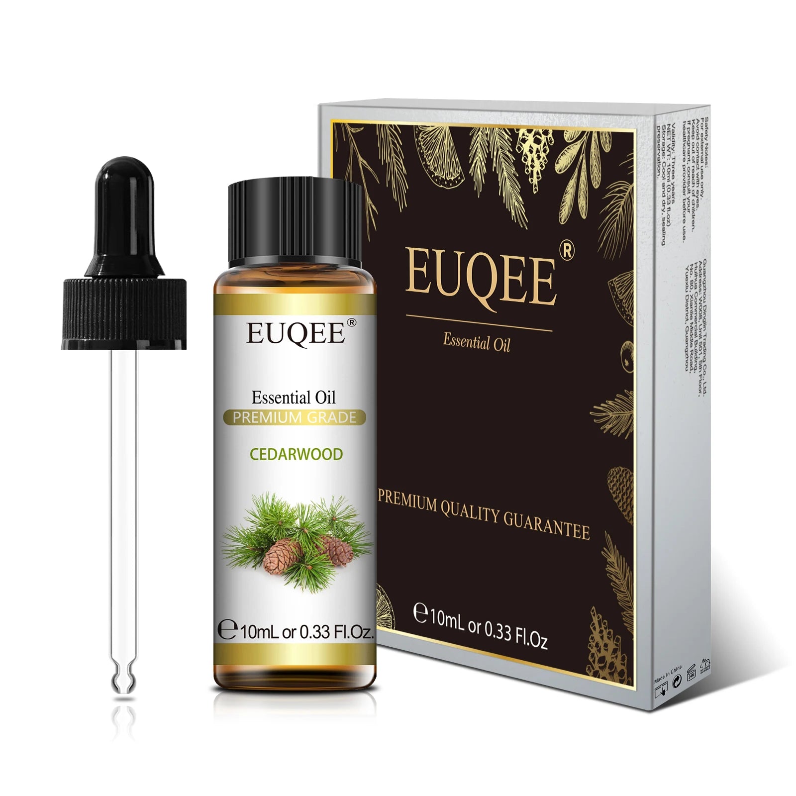 Flacon d’huile essentielle de 10ml avec parfum au choix