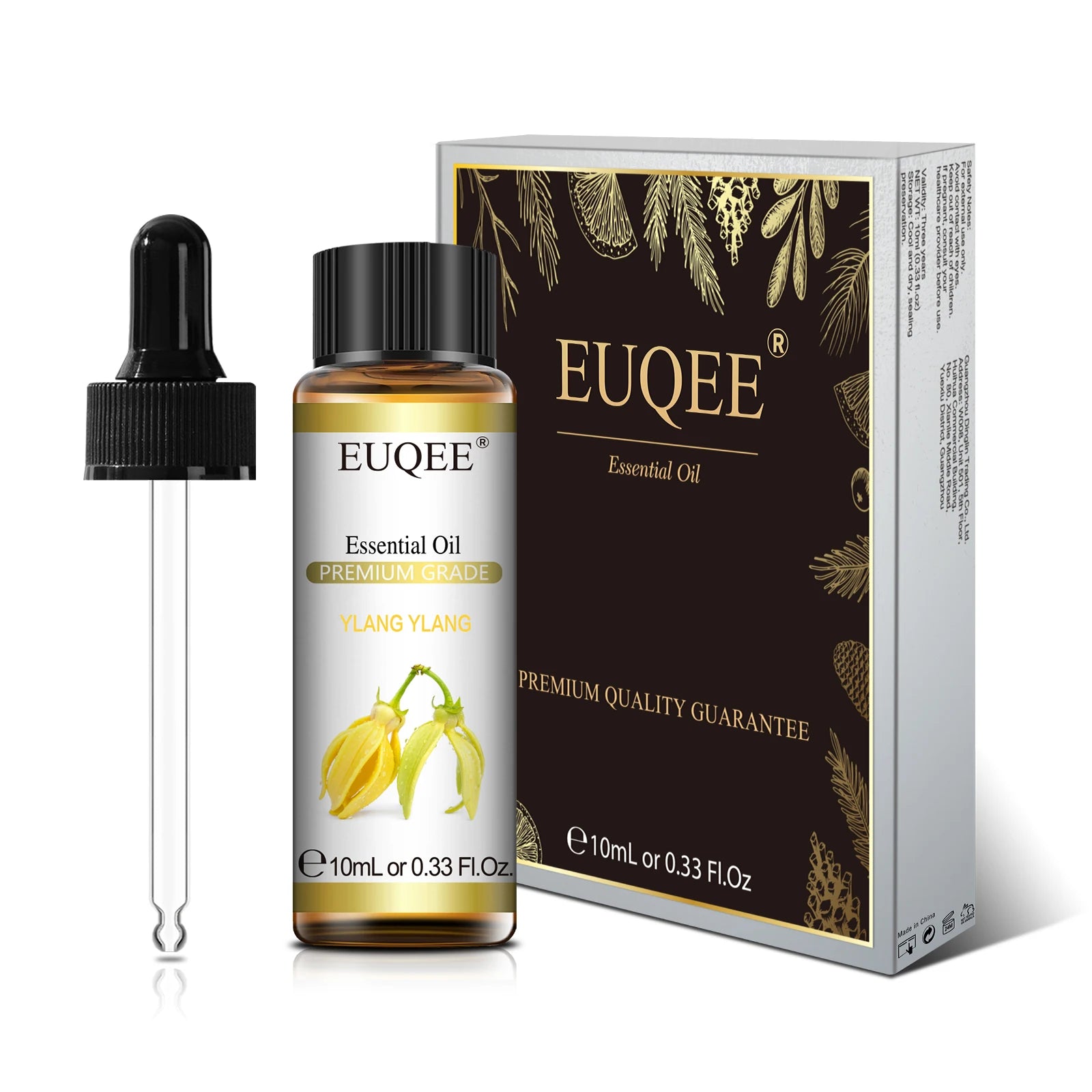 Flacon d’huile essentielle de 10ml avec parfum au choix