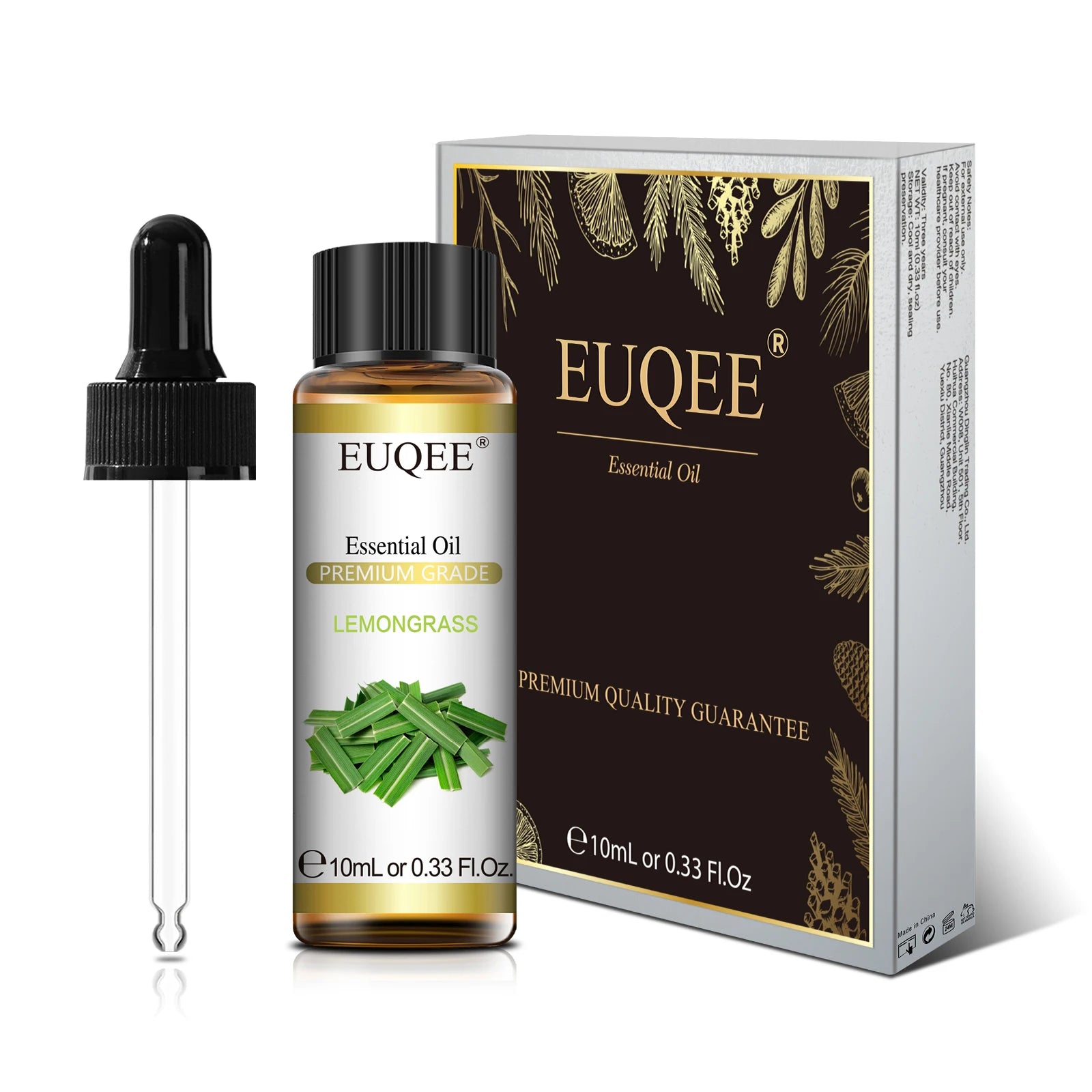 Flacon d’huile essentielle de 10ml avec parfum au choix